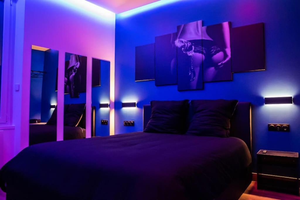 Blue Night - Jacuzzi - Bord De Seine Daire Corbeil-Essonnes Dış mekan fotoğraf