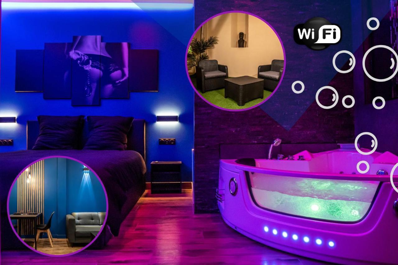 Blue Night - Jacuzzi - Bord De Seine Daire Corbeil-Essonnes Dış mekan fotoğraf
